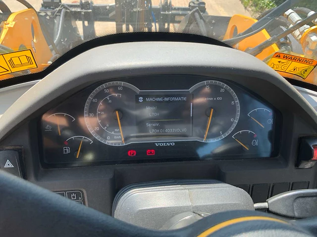 2019 volvo l70h long boom wiellader met nieuwe set “heavy duty” hydraulisch palletvorken + cdc steering - afbeelding 52 van  58