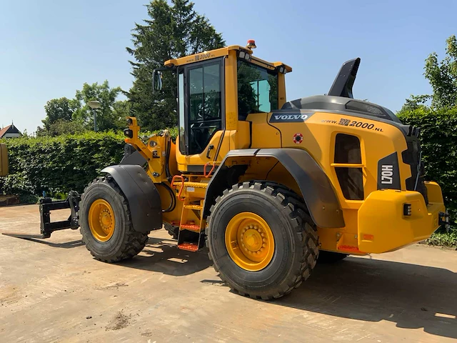 2019 volvo l70h long boom wiellader met nieuwe set “heavy duty” hydraulisch palletvorken + cdc steering - afbeelding 5 van  58