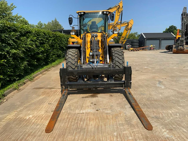 2019 volvo l70h long boom wiellader met nieuwe set “heavy duty” hydraulisch palletvorken + cdc steering - afbeelding 7 van  58