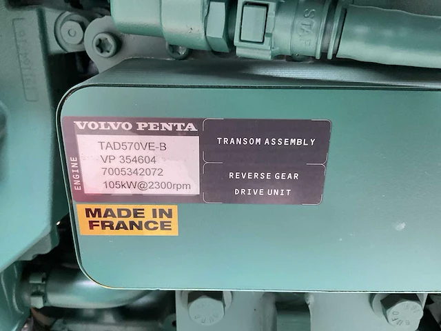 2019 volvo penta tad570ve-b dieselmotor met toebehoren - afbeelding 28 van  28
