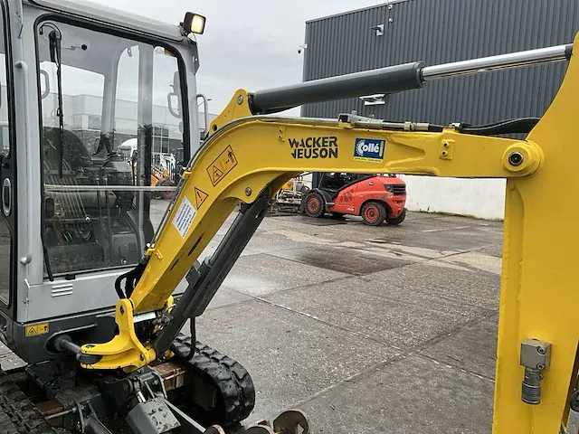 2019 wacker neuson et18 minigraafmachine - afbeelding 16 van  36
