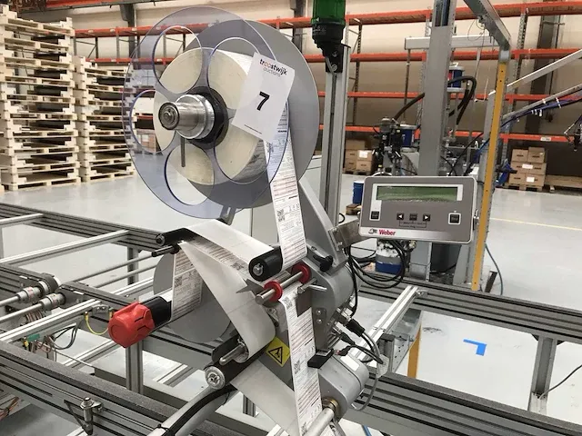 2019 weber conveyors met label applicator - afbeelding 5 van  23
