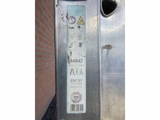 2019 zagres 44842. en131 ladder en trap - afbeelding 4 van  7
