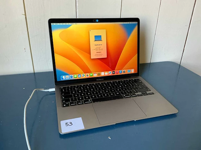 2020- apple - macbook air - laptop - afbeelding 1 van  8