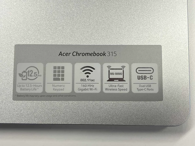 2020 acer chromebook cb315-3h (n19q3) laptop (10x) - afbeelding 7 van  10