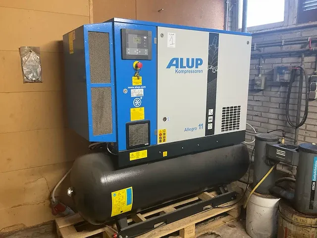 2020 alup allegro 11 500p schroefcompressor met luchtdroger - afbeelding 1 van  24