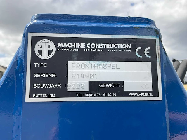 2020 ap machinebouw front slanghaspel (1400meter) - afbeelding 11 van  20