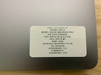 2020 apple a2338 macbook pro laptop - afbeelding 7 van  9