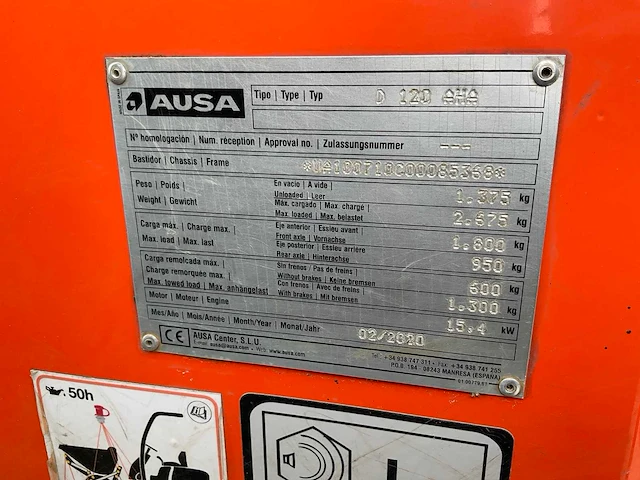 2020 ausa d 120 aha dumper - afbeelding 14 van  21