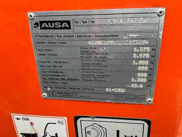 2020 ausa d 120 aha dumper - afbeelding 14 van  22