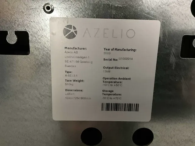 2020 azelio a-se13.1 sterling motor met generator - afbeelding 10 van  10