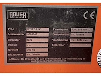 2020 bauer kth 2,5 ‘s’ heftruck hijsjib / hijsarm - afbeelding 6 van  6