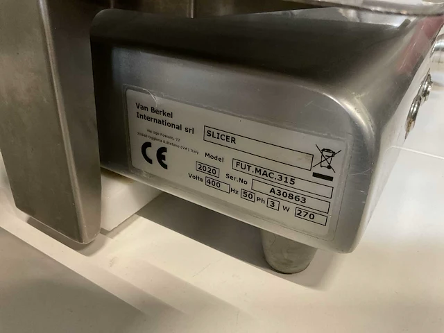 2020 berkel slicer futura mac 315 snijmachine - afbeelding 6 van  6