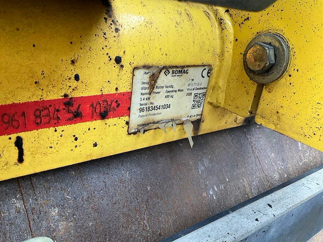 2020 bomag bw71e-2 trilwals - afbeelding 7 van  15