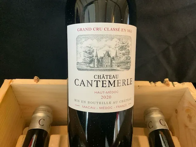 2020 chateau de cantemerle grand cru classe rode wijn (6x) - afbeelding 1 van  4