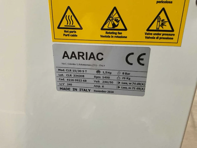 2020 clean air clr 15/30 st olievrije geluidgedempte compressor - afbeelding 5 van  7