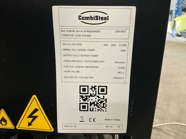 2020 combisteel ec80185 professionele koel- of vrieskast - afbeelding 5 van  13