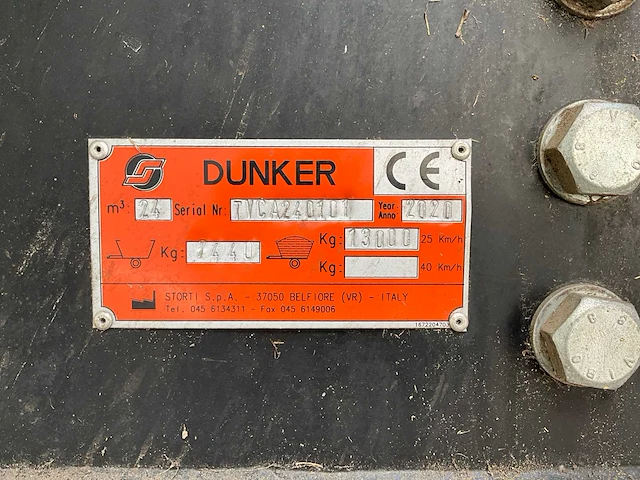 2020 dunker t2 240 voermengwagen - afbeelding 18 van  26