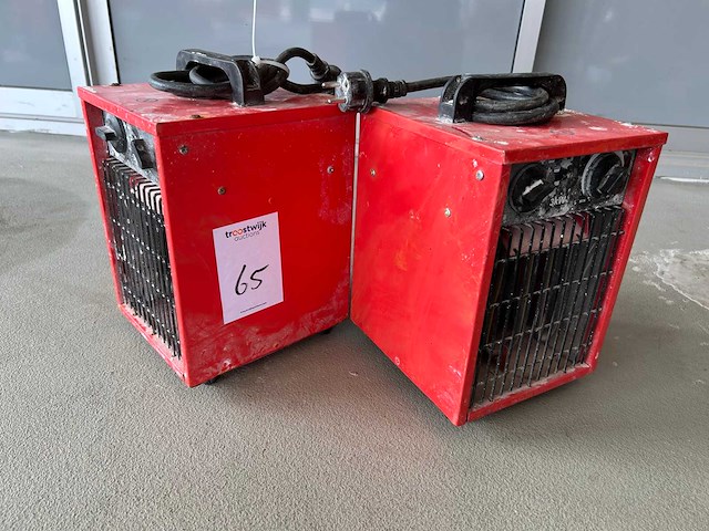 2020 elektrische kachel 3000w. (2x) - afbeelding 1 van  5