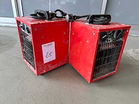 2020 elektrische kachel 3000w. (2x) - afbeelding 1 van  5