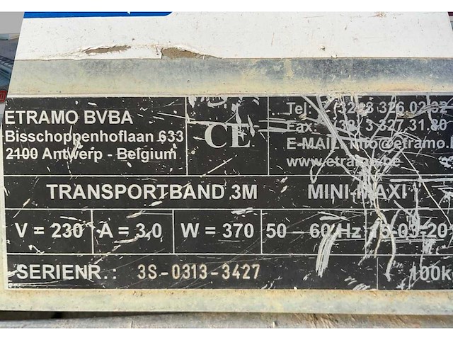 2020 etramo mini maxi transportband - afbeelding 7 van  7