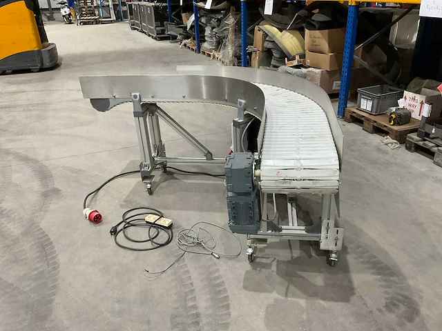 2020 flexlink x300 conveyor transportband 90 graden - afbeelding 4 van  11