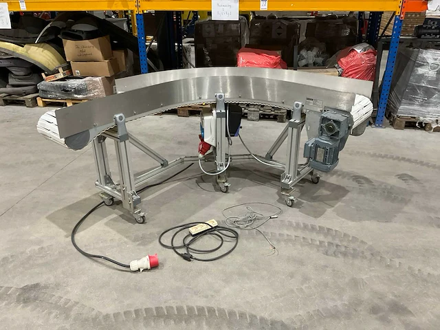 2020 flexlink x300 conveyor transportband 90 graden - afbeelding 5 van  11
