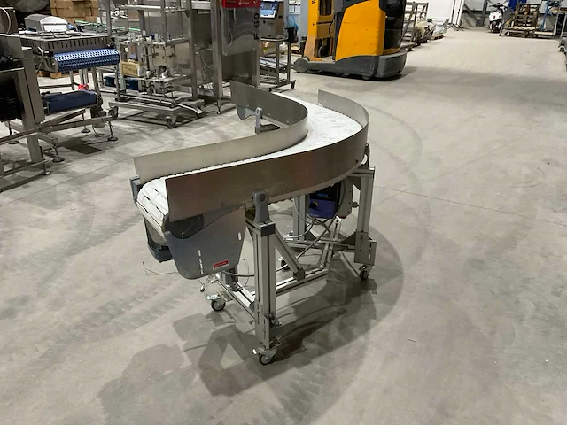 2020 flexlink x300 conveyor transportband 90 graden - afbeelding 6 van  11