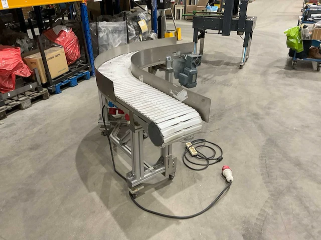2020 flexlink x300 conveyor transportband 90 graden - afbeelding 8 van  11