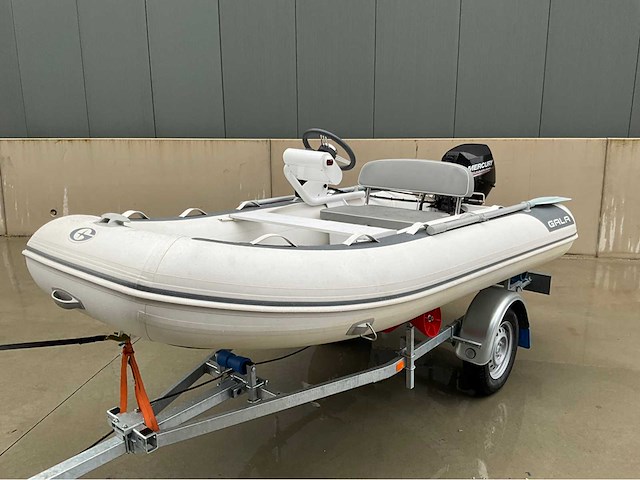 2020 gala a330 alu rib rubberboot gala including mercury 15hp - afbeelding 3 van  19