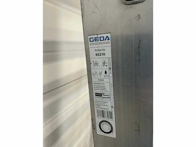 2020 geda accu ladderlift - afbeelding 9 van  13