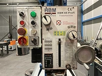 2020 hbm 45 profi verticale tap-/ freesmachine - afbeelding 3 van  9