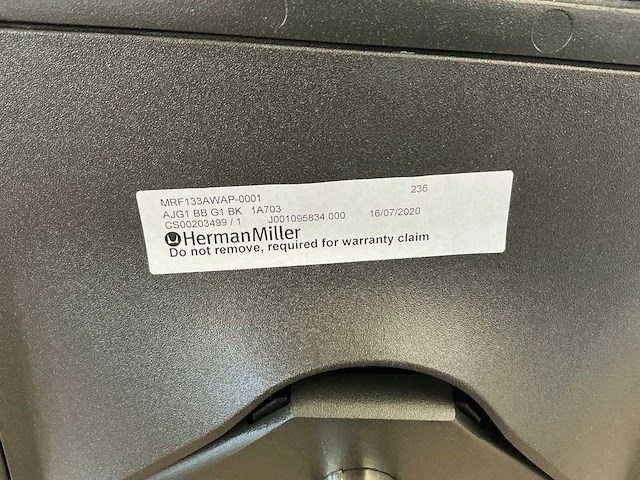 2020 herman miller mirra 2 bureaustoel - afbeelding 7 van  8