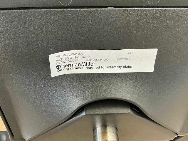 2020 herman miller mirra 2 bureaustoel - afbeelding 7 van  7
