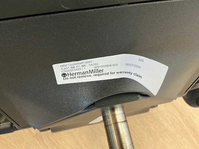 2020 herman miller mirra 2 bureaustoel - afbeelding 7 van  8