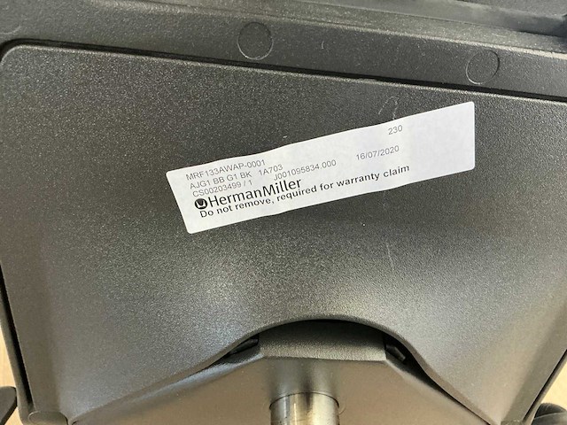 2020 herman miller mirra 2 bureaustoel - afbeelding 7 van  7