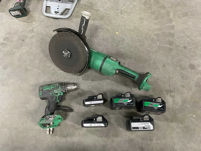 2020 hikoki g3623da haakse slijpmachine & ds18dbsl schroefboormachine - afbeelding 1 van  5