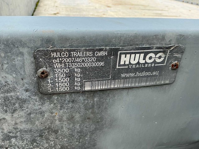 2020 hulco 3-assige machinetransporter - afbeelding 17 van  24