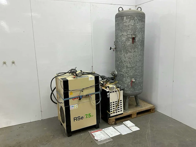 2020 ingersoll rand/verboon rse7 5ie-a10 luchtcompressor - afbeelding 6 van  22