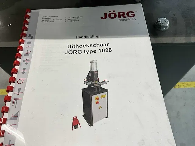 2020 jörg 1028 hydraulische uithoekschaar - afbeelding 8 van  8