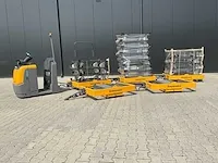 2020 jungheinrich ezs 350 industriële trekker met trein aanhangers - afbeelding 4 van  53