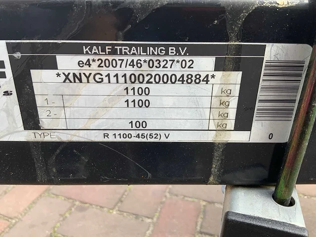 2020 kalf r1100-45 (52) v boottrailer - afbeelding 8 van  8