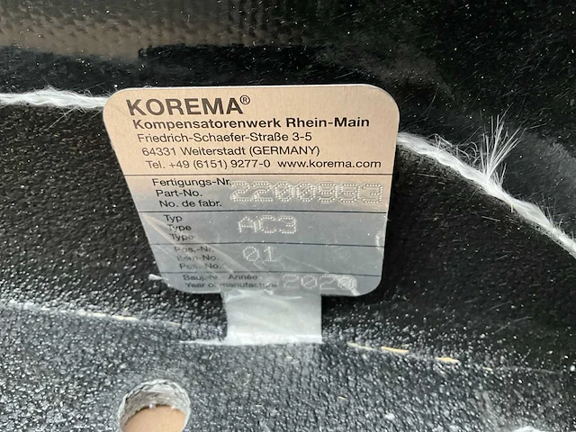 2020 korema 2200993 hittebestendige kompensator - afbeelding 5 van  5