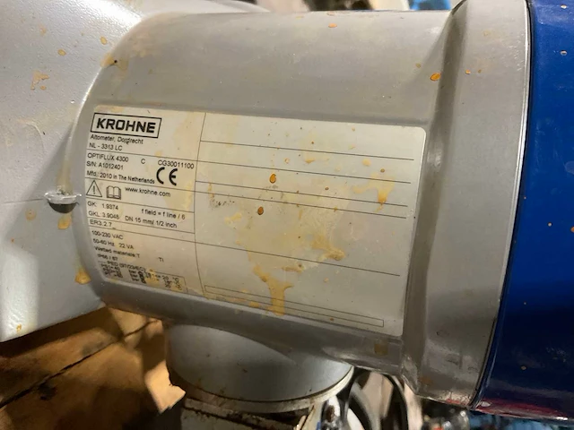 2020 krohne optiflux 2300 elektromagnetische flowmeter - afbeelding 3 van  3