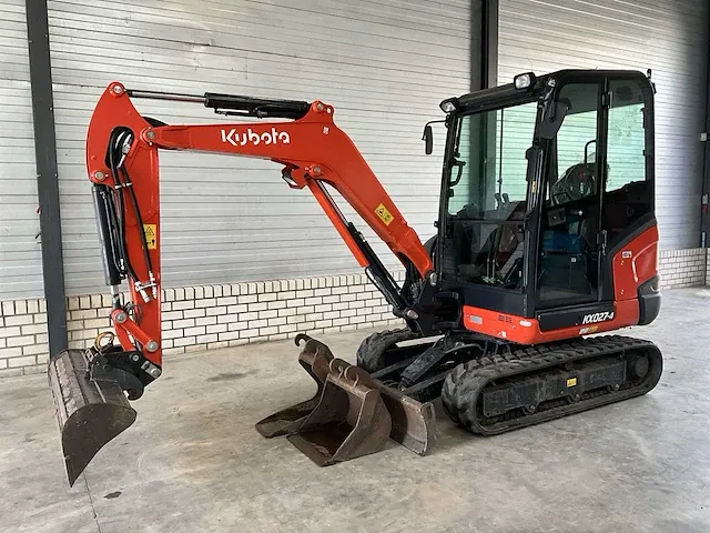 2020 kubota - kx027-4 hi - minigraafmachine - afbeelding 1 van  45