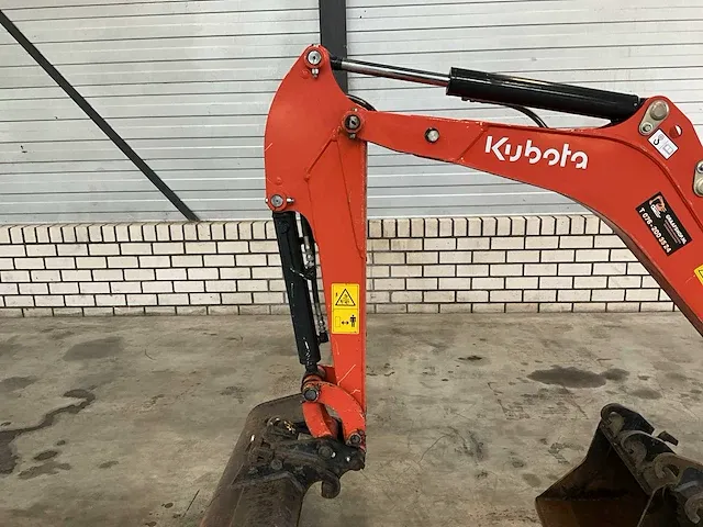 2020 kubota - u10-3 ergo control - minigraafmachine - afbeelding 11 van  41