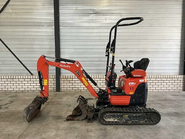 2020 kubota - u10-3 ergo control - minigraafmachine - afbeelding 12 van  41