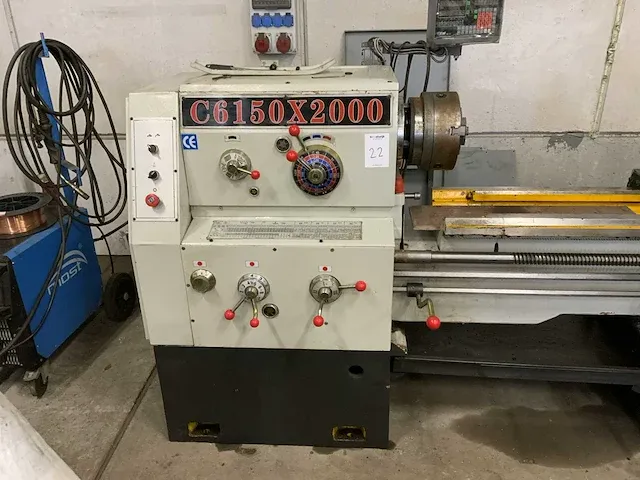 2020 lathe machine c6150x2000 handbediende draaibank - afbeelding 4 van  26