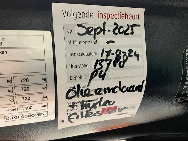 2020 linde e18l-02 1800kg bomvolle vorkheftruck - afbeelding 11 van  23