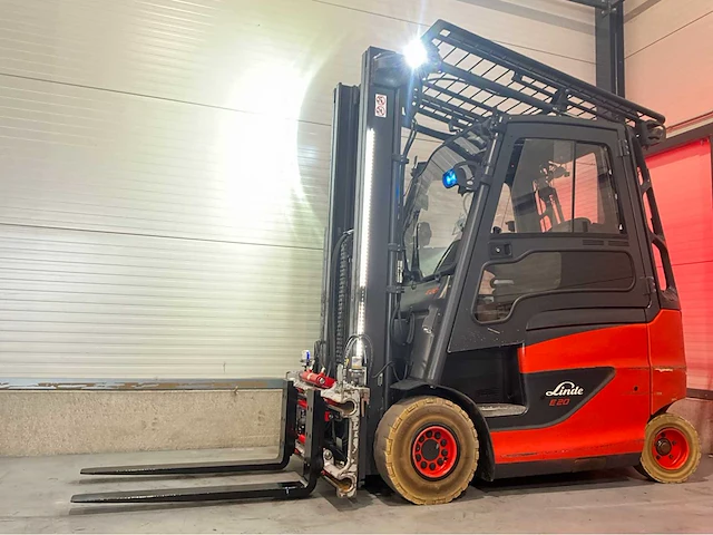 2020 linde e20-01/600 2000kg lepelversteller bomvolle vorkheftruck - afbeelding 1 van  24